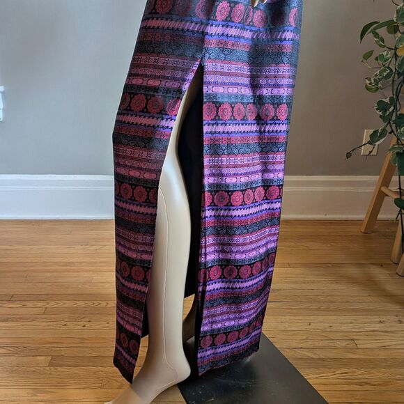 Vintage Y2K JM for Gunne Sax Strapless Gown Floral Brocade Maxi Prom Dress 13 - Picture 6 of 12